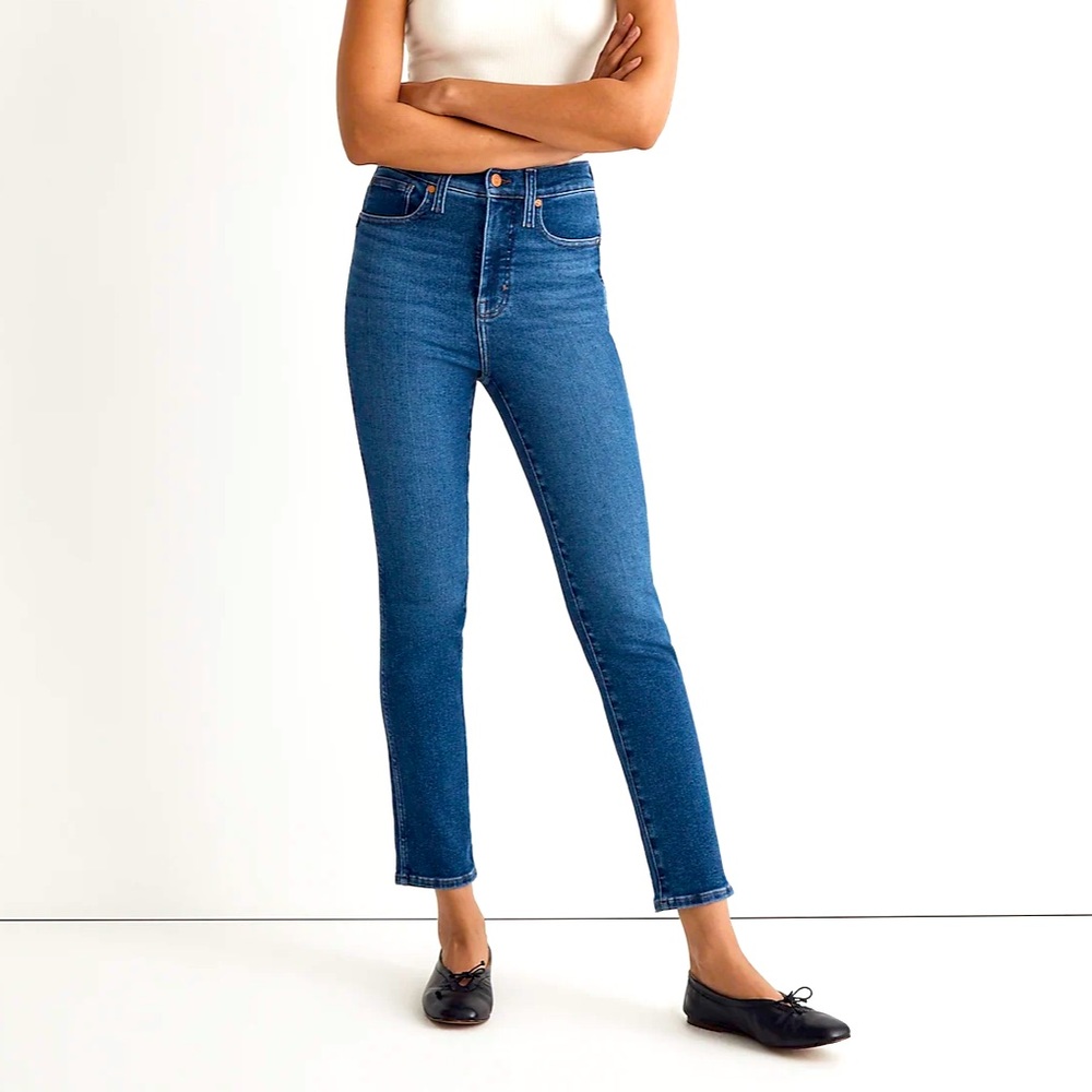 Madewell Stovepipe Jeans NWT 28” Waist, Auraria Wash